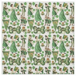  Ephemera Saint Patricks Day Collage Art Stof