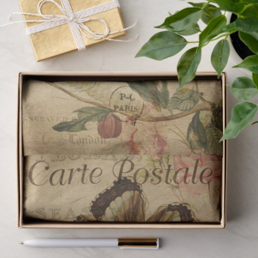 Ephemera-schilderende vlinderpijler ontkoppeling tissuepapier (Geschenk)