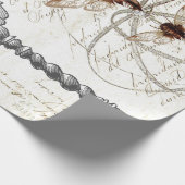 Ephemera Script Wrapping Paper Cadeaupapier (Hoek)