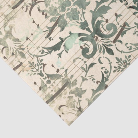 Ephemera Sepia Paper Series Design 12 Tissuepapier (Detail)