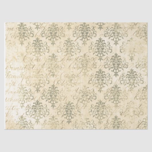 Ephemera Sepia Paper Series Design 1 Tissuepapier (Voorkant)