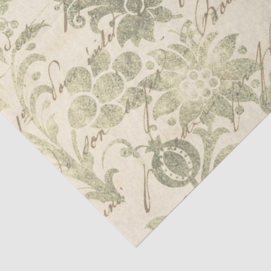 Ephemera Sepia Paper Series Design 20 Tissuepapier (Detail)