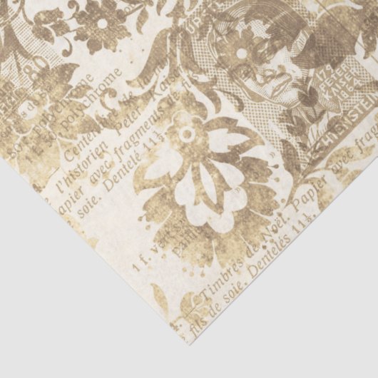 Ephemera Sepia Paper Series Design 3 Tissuepapier (Detail)