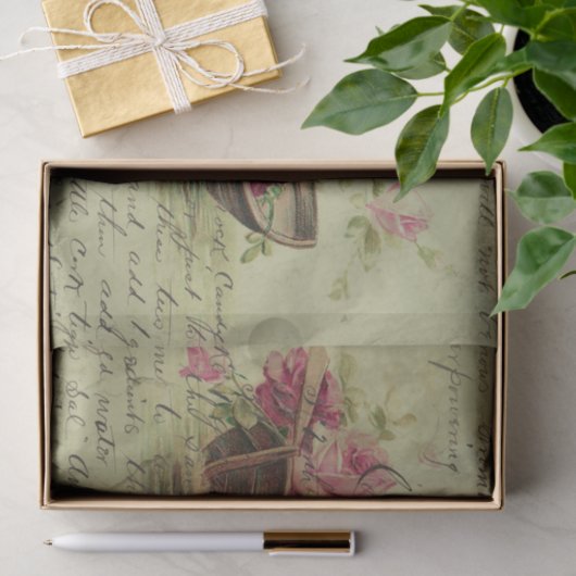 Ephemera Sheet Design Series #14 Tissuepapier (Geschenk)