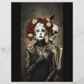 Ephemera Sheet Gothic Rose Queen (Voorkant)