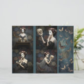 Ephemera Sheet Gothic Rose Queen  (Staand voorkant)