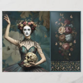 Ephemera Sheet Vitnage Gothic Style (Voorkant)