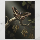 Ephemera Sheet - Woodland Moth (Achterkant)