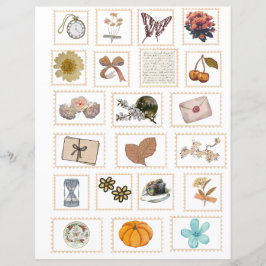  Ephemera Stamp Stickers