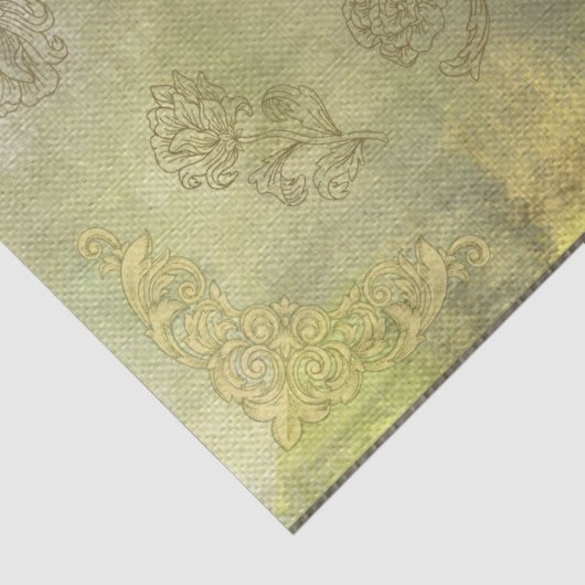 Ephemera Stijl  Royal Peacock Tissuepapier (Detail)