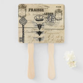 Ephemera Trouwfan Handwaaier (Voorkant en achterkant)