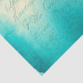 Ephemera Turquoise Paper Series Design 11 Tissuepapier (Detail)