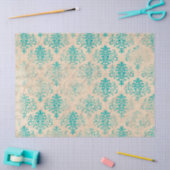 Ephemera Turquoise Paper Series Design 12 Tissuepapier (Craft)
