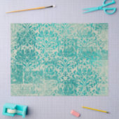 Ephemera Turquoise Paper Series Design 13 Tissuepapier (Craft)