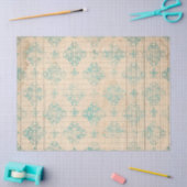 Ephemera Turquoise Paper Series Design 15 Tissuepapier (Craft)
