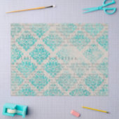 Ephemera Turquoise Paper Series Design 17 Tissuepapier (Craft)