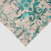 Ephemera Turquoise Paper Series Design 1 Tissuepapier (Detail)