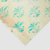 Ephemera Turquoise Paper Series Design 2 Tissuepapier (Detail)