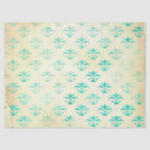 Ephemera Turquoise Paper Series Design 2 Tissuepapier (Voorkant)