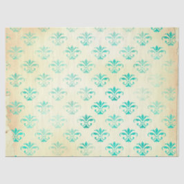 Ephemera Turquoise Paper Series Design 2 Tissuepapier