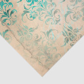 Ephemera Turquoise Paper Series Design 3 Tissuepapier (Detail)
