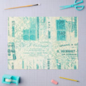 Ephemera Turquoise Paper Series Design 8 Tissuepapier (Craft)