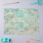 Ephemera Turquoise Paper Series Design 9 Tissuepapier (Craft)