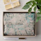 Ephemera Turquoise Papier Serie 1 (Geschenk)