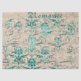 Ephemera Turquoise Papier Serie 1