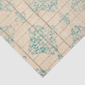 Ephemera Turquoise Papier Serie Design 15 (Detail)