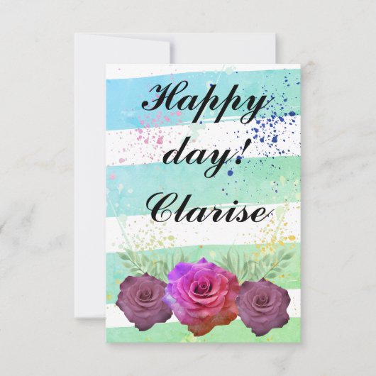 Ephemera vibrant color pink art (Voorkant)