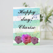 Ephemera vibrant color pink art (Staand voorkant)