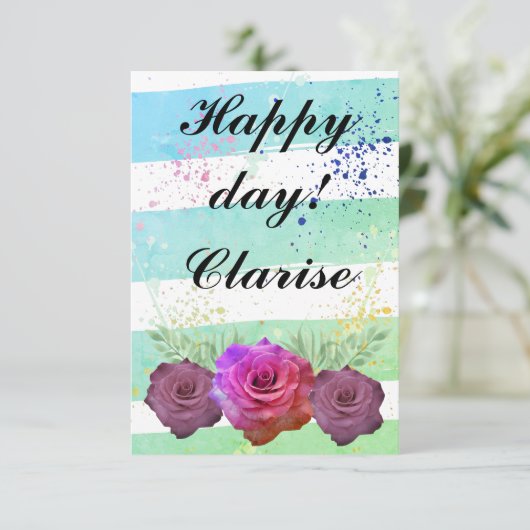 Ephemera vibrant color pink art (Staand voorkant)