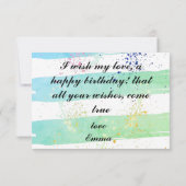 Ephemera vibrant color pink art (Achterkant)