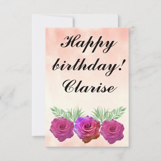 Ephemera vibrant color pink art (Voorkant)