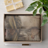 Ephemera Victoriaans Lady Gothic Butterfly Decoupa Tissuepapier (Geschenk)