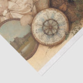 Ephemera Victoriaans paardensport decoupage Tissuepapier (Detail)