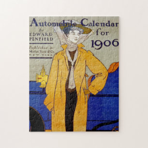 Ephemera Voman in Gold Jacket 1906 Legpuzzel
