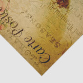 Ephemera Woman Been met de loskoppeling van de rol Tissuepapier (Detail)