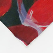 Ephemeral Autumn Foliage in Waterverf Vivid Bold Fleece Deken (Hoek)