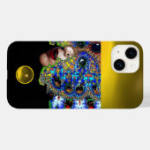 EPHEMERAL, BEAUTY MET MASK Yellow Topaz Gem Case-Mate iPhone Case (Achterkant (horizontaal))