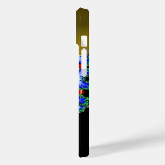 EPHEMERAL, BEAUTY MET MASK Yellow Topaz Gem Case-Mate iPhone Case (Achterkant / Links)