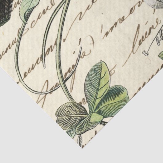 Ephemeral Birds Series Design One Tissuepapier (Detail)