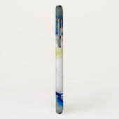 Ephemeral - Blauw & grijs Case-Mate iPhone Case (Achterkant/links)