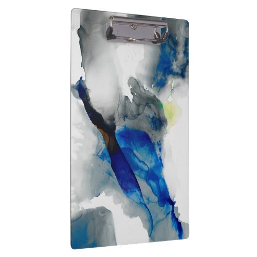Ephemeral - Blauw & grijs Klembord (Rechts)