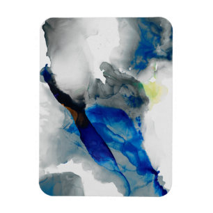 Ephemeral - Blauw & grijs Magneet