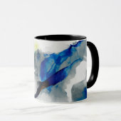 Ephemeral - Blauw & grijs Mok (Voorkant rechts)