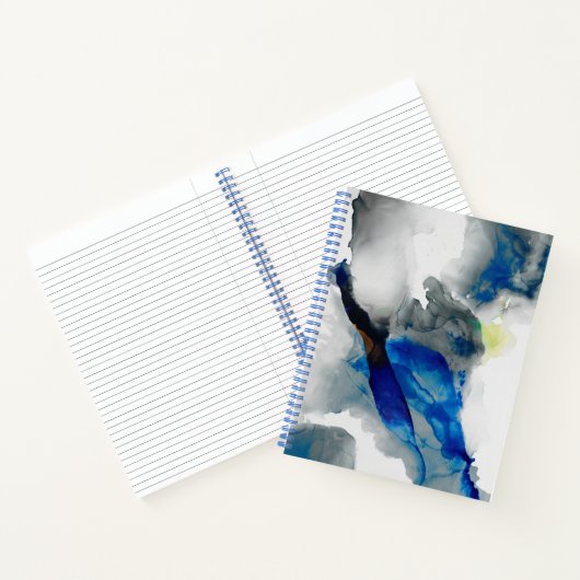 Ephemeral - Blauw & grijs Notitieboek (Binnen)