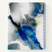 Ephemeral - Blauw & grijs Notitieboek (Achterkant)