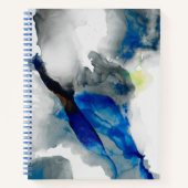 Ephemeral - Blauw & grijs Notitieboek (Voorkant)